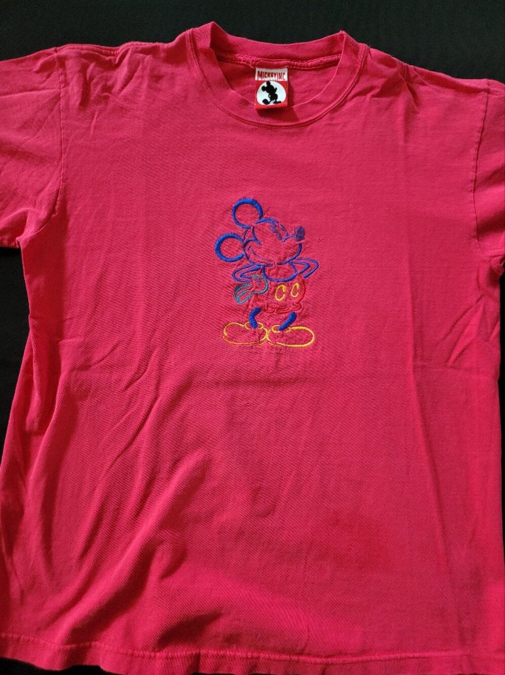 Vintage Mickey Mouse Embroidered Tee
